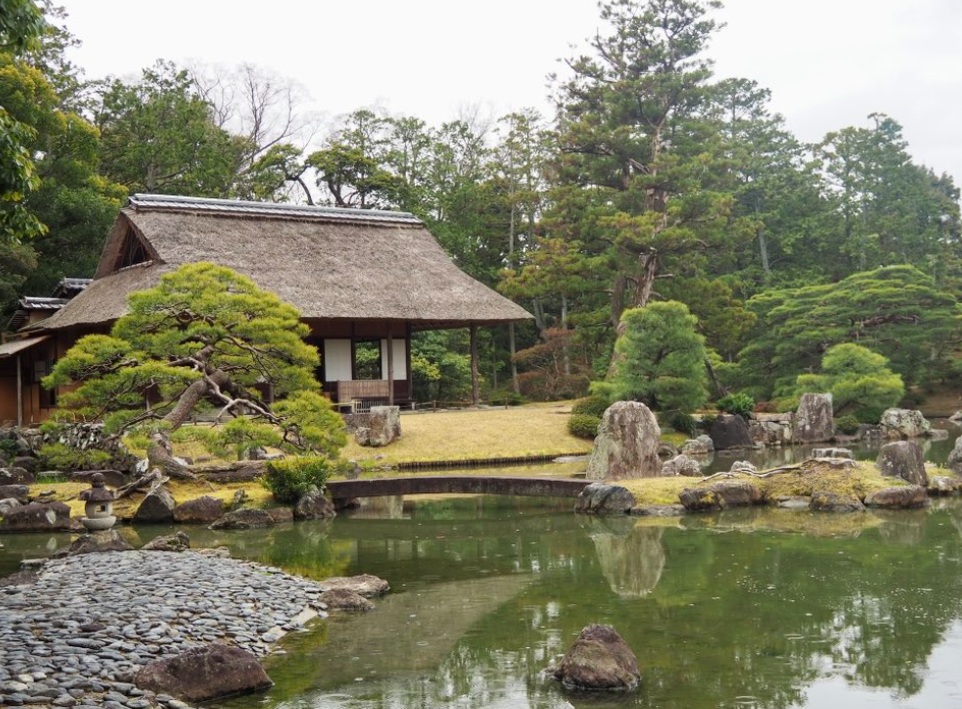 桂離宮　回遊式庭園
